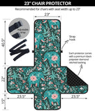 Elephants jungle pattern Chair Cover Protector