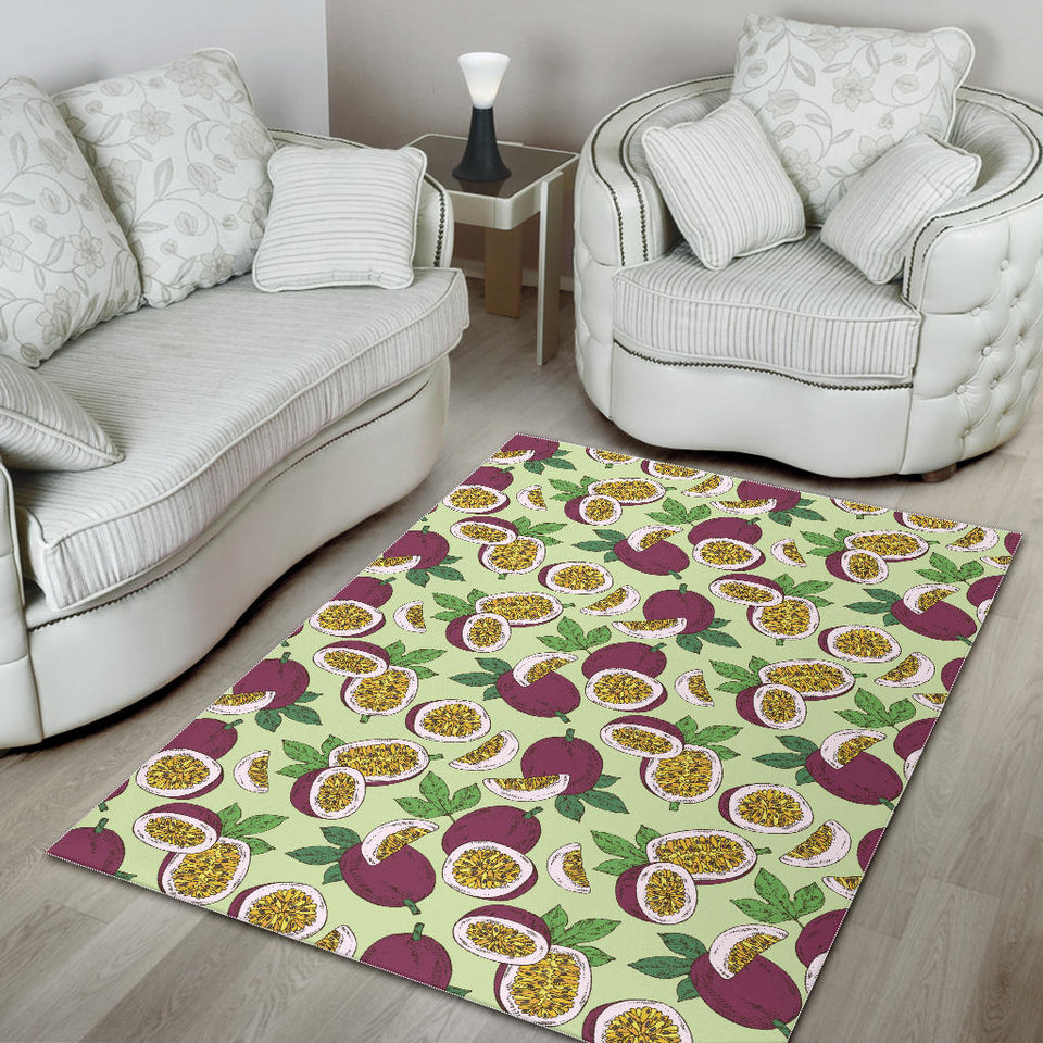 Passion Fruit Pattern Area Rug