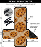 Cookie pattern Recliner Cover Protector