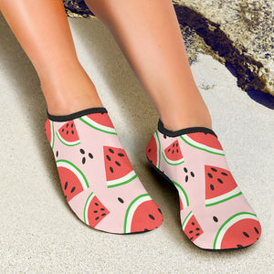 Watermelon Pattern Aqua Shoes