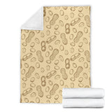 Hand Drawn Peanuts Pattern Premium Blanket