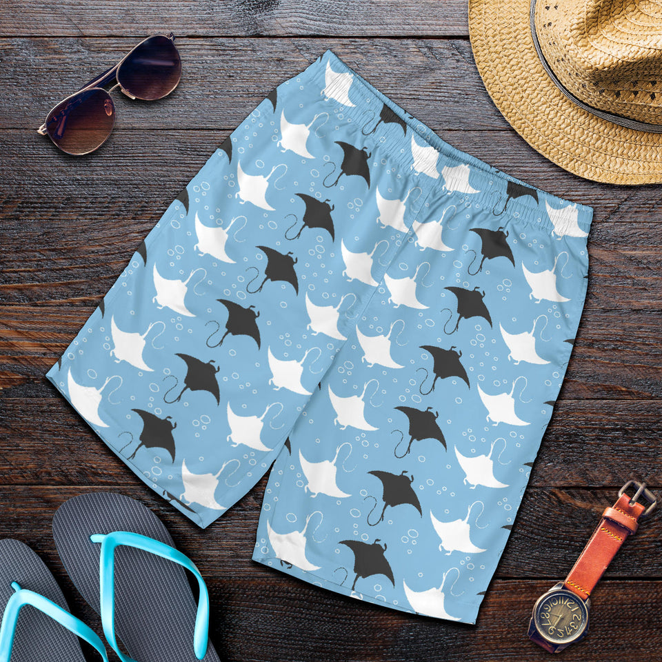 Stingray Pattern Print Design 03 Men Shorts