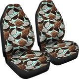 Coconut Pattern Print Design 03 Universal Fit Car Seat Covers