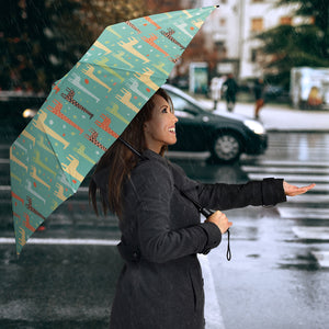 Giraffe Pattern Print Design 01 Umbrella