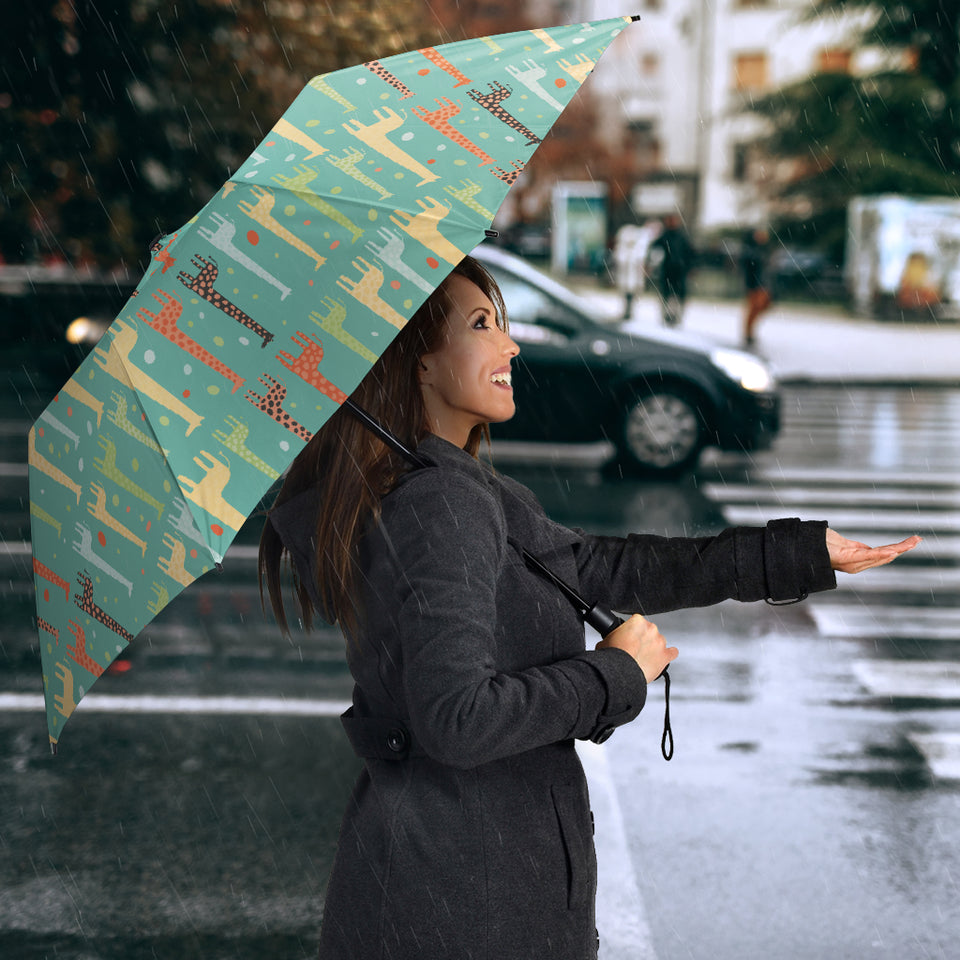 Giraffe Pattern Print Design 01 Umbrella