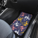 Koi Fish Carp Fish Pattern Front And Back Car Mats