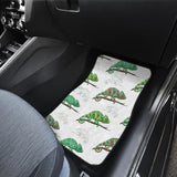 Chameleon Lizard Pattern Front And Back Car Mats