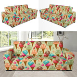 Colorful Ice Cream Pattern Sofa Slipcover