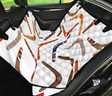 Boomerang Australian Aboriginal Ornament Pattern Dog Car Seat Covers
