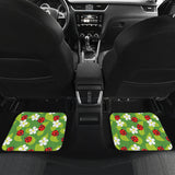 Ladybug Pattern Print Design 01 Front and Back Car Mats