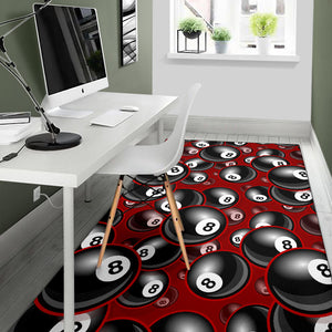 Billiard Ball Pattern Print Design 05 Area Rug