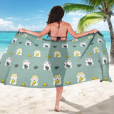 Cute Hamster Cheese Pattern Sarong