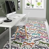 Sun Glasses Pattern Print Design 01 Area Rug