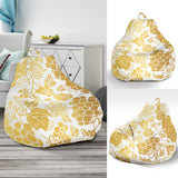 Gold Grape Pattern Bean Bag Cover
