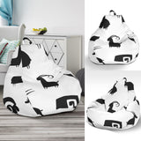 Goat Ram Pattern Bean Bag Cover