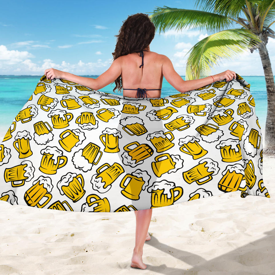 Beer Design Pattern Sarong