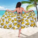 Beer Design Pattern Sarong