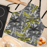 Hand Drawn Dragonfly Pattern Adjustable Apron
