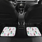 Cute Mermaid Dolphin Fish Starfish Pattern Front And Back Car Mats