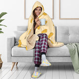 Cheese Pattern Hooded Blanket