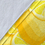 Lemon Pattern Premium Blanket
