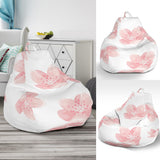 Pink Sakura Cherry Blossom Pattern Bean Bag Cover