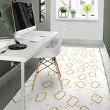 Bread Toast Pattern Print Design 01 Area Rug