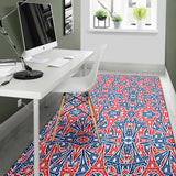 Eiffel Tower Pattern Print Design 02 Area Rug