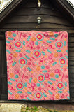 Colorful Candy Pattern Premium Quilt