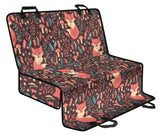 Fox Leaves Mushroom Pattern Dog Car Seat Covers