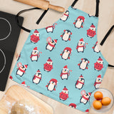 Cute Penguin Christmas  Design Pattern Adjustable Apron