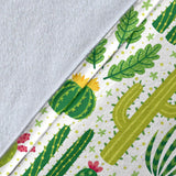 Cactus Pattern Premium Blanket