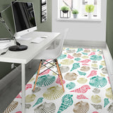 Colorful Shell Pattern Area Rug