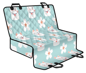 Maneki Neko Lucky Cat Sakura Dog Car Seat Covers