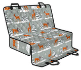Beautiful Deers Winter Christmas Dog Car Seat Covers