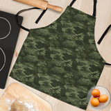Digital Green Camo Camouflage Pattern Adjustable Apron