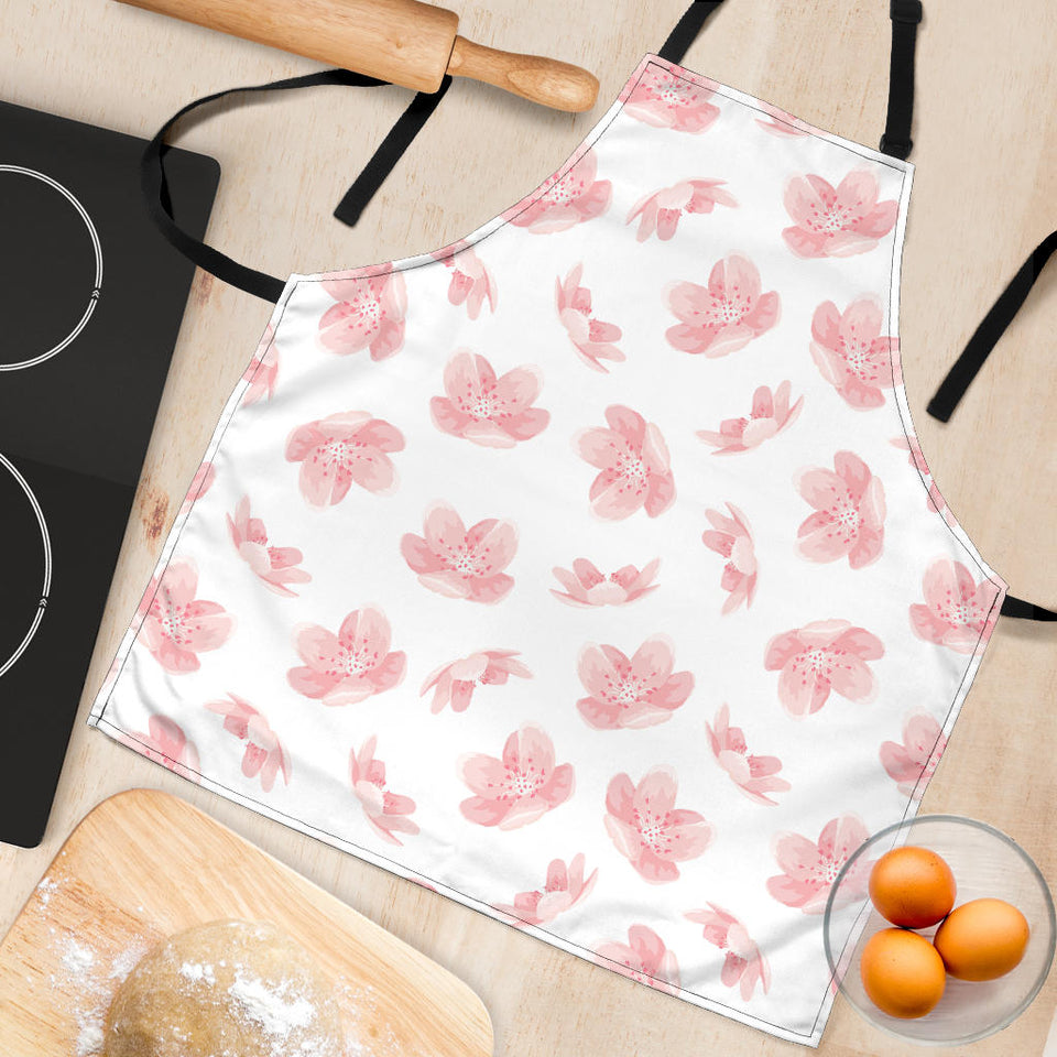 Pink Sakura Cherry Blossom Pattern Adjustable Apron