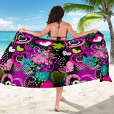 Heart Dot Wave Star Creative Design Pattern Sarong