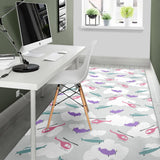 Helicopter Plane Pattern Area Rug