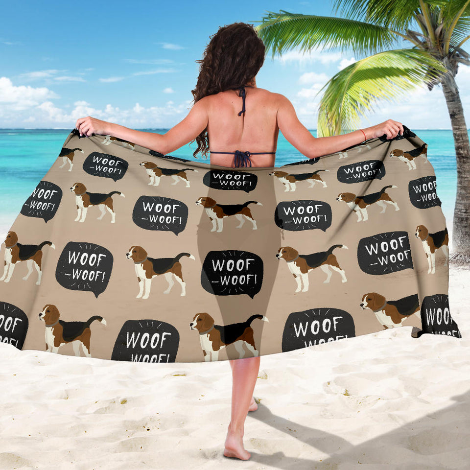 Beagle Pattern Sarong
