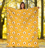 Lion Pattern Print Design 03 Premium Blanket