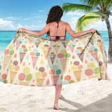 Ice Cream Cone Pattern Sarong
