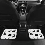 Goat Ram Pattern Front And Back Car Mats