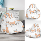 Shiba Inu Dog Pattern Bean Bag Cover