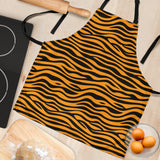 Bengal Tigers Skin Print Pattern Background Adjustable Apron