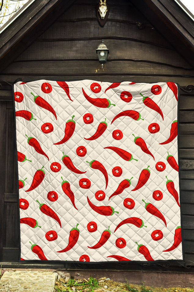 Chili Pattern Premium Quilt