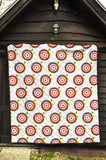 Darts Pattern Print Design 04 Premium Quilt