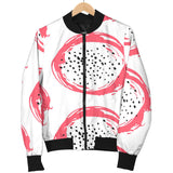 Hand Drawn Dragon Fruit Women'S Bomber Jacket