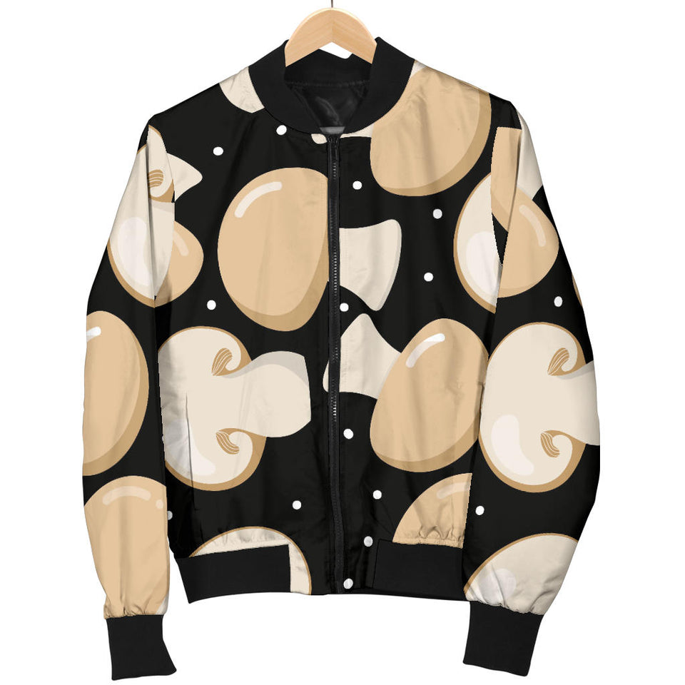 Champignon Mushroom Pattern Women'S Bomber Jacket