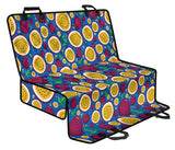 Passion Fruit Blue Background Dog Car Seat Covers